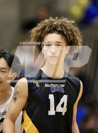 Thumbnail 2 in Clovis @ Clovis East (CIF Norcal Boys VB Regional Final- Division 1) photogallery.