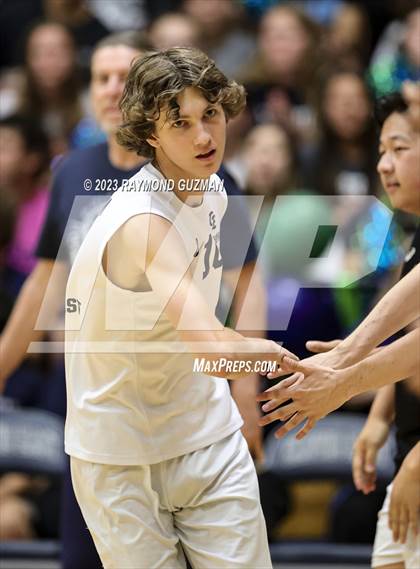 Thumbnail 3 in Clovis @ Clovis East (CIF Norcal Boys VB Regional Final- Division 1) photogallery.