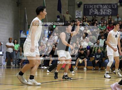 Thumbnail 3 in Clovis @ Clovis East (CIF Norcal Boys VB Regional Final- Division 1) photogallery.