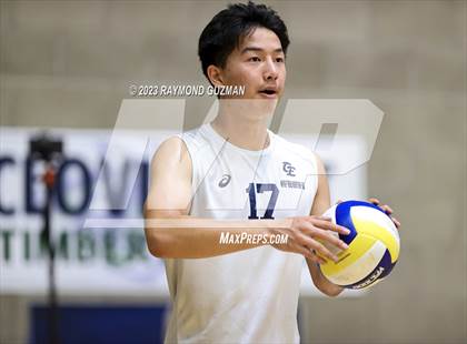 Thumbnail 1 in Clovis @ Clovis East (CIF Norcal Boys VB Regional Final- Division 1) photogallery.