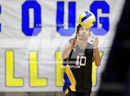 Thumbnail 1 in Clovis @ Clovis East (CIF Norcal Boys VB Regional Final- Division 1) photogallery.