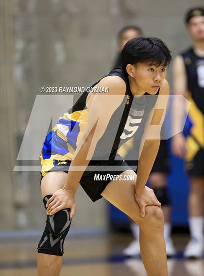 Thumbnail 2 in Clovis @ Clovis East (CIF Norcal Boys VB Regional Final- Division 1) photogallery.
