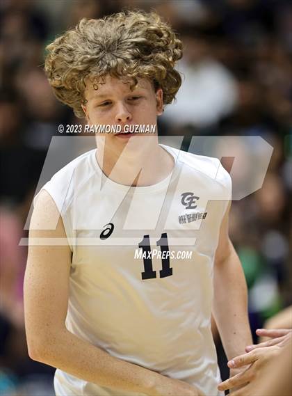 Thumbnail 1 in Clovis @ Clovis East (CIF Norcal Boys VB Regional Final- Division 1) photogallery.