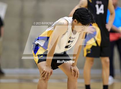 Thumbnail 3 in Clovis @ Clovis East (CIF Norcal Boys VB Regional Final- Division 1) photogallery.