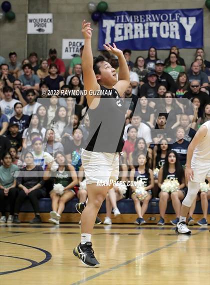 Thumbnail 1 in Clovis @ Clovis East (CIF Norcal Boys VB Regional Final- Division 1) photogallery.