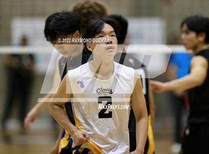 Thumbnail 2 in Clovis @ Clovis East (CIF Norcal Boys VB Regional Final- Division 1) photogallery.