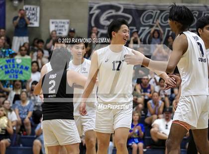 Thumbnail 2 in Clovis @ Clovis East (CIF Norcal Boys VB Regional Final- Division 1) photogallery.