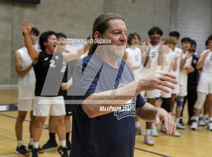 Thumbnail 1 in Clovis @ Clovis East (CIF Norcal Boys VB Regional Final- Division 1) photogallery.
