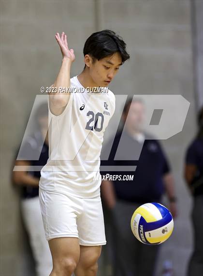 Thumbnail 1 in Clovis @ Clovis East (CIF Norcal Boys VB Regional Final- Division 1) photogallery.