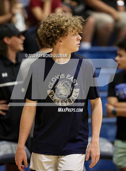 Thumbnail 1 in Clovis @ Clovis East (CIF Norcal Boys VB Regional Final- Division 1) photogallery.