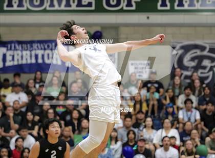 Thumbnail 1 in Clovis @ Clovis East (CIF Norcal Boys VB Regional Final- Division 1) photogallery.