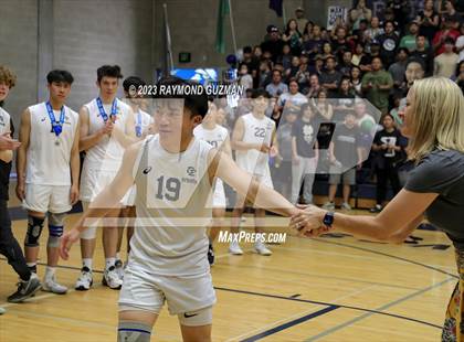 Thumbnail 2 in Clovis @ Clovis East (CIF Norcal Boys VB Regional Final- Division 1) photogallery.