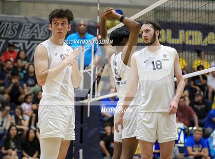 Thumbnail 2 in Clovis @ Clovis East (CIF Norcal Boys VB Regional Final- Division 1) photogallery.