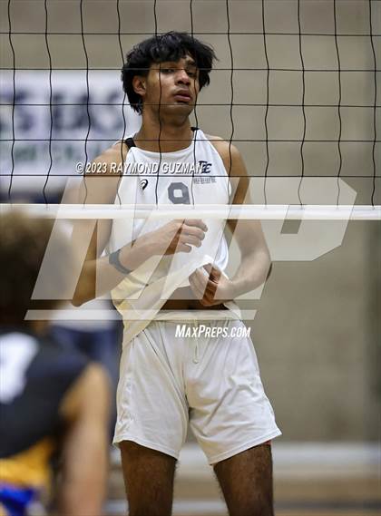 Thumbnail 1 in Clovis @ Clovis East (CIF Norcal Boys VB Regional Final- Division 1) photogallery.