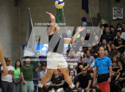 Thumbnail 1 in Clovis @ Clovis East (CIF Norcal Boys VB Regional Final- Division 1) photogallery.