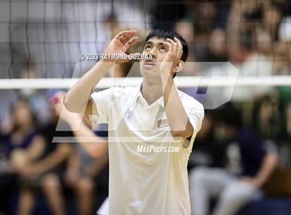Thumbnail 2 in Clovis @ Clovis East (CIF Norcal Boys VB Regional Final- Division 1) photogallery.