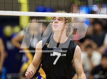 Thumbnail 1 in Clovis @ Clovis East (CIF Norcal Boys VB Regional Final- Division 1) photogallery.
