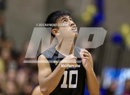 Thumbnail 3 in Clovis @ Clovis East (CIF Norcal Boys VB Regional Final- Division 1) photogallery.