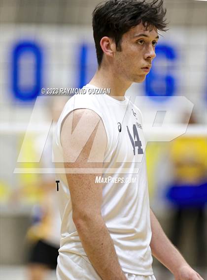 Thumbnail 1 in Clovis @ Clovis East (CIF Norcal Boys VB Regional Final- Division 1) photogallery.