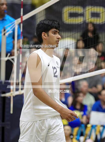 Thumbnail 3 in Clovis @ Clovis East (CIF Norcal Boys VB Regional Final- Division 1) photogallery.