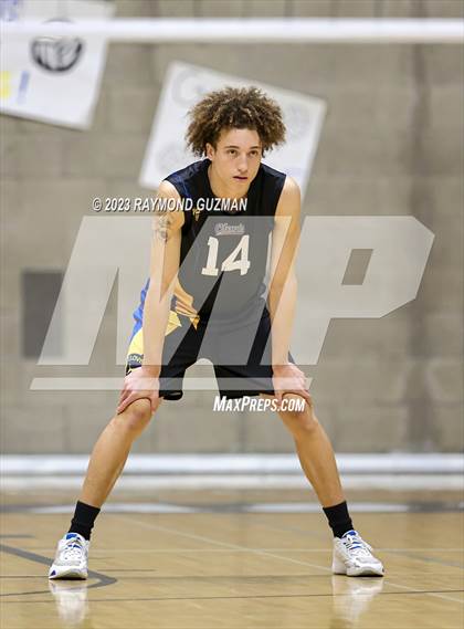 Thumbnail 3 in Clovis @ Clovis East (CIF Norcal Boys VB Regional Final- Division 1) photogallery.
