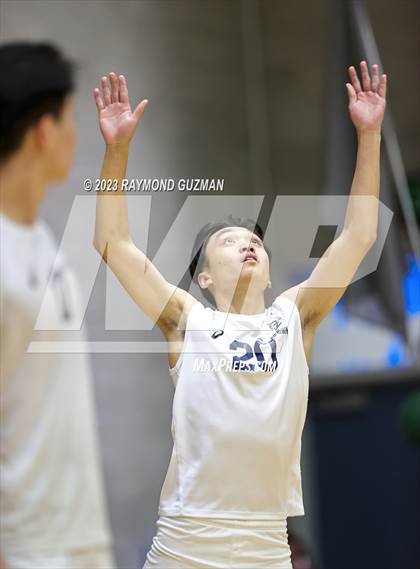 Thumbnail 2 in Clovis @ Clovis East (CIF Norcal Boys VB Regional Final- Division 1) photogallery.