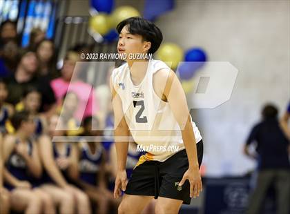 Thumbnail 3 in Clovis @ Clovis East (CIF Norcal Boys VB Regional Final- Division 1) photogallery.