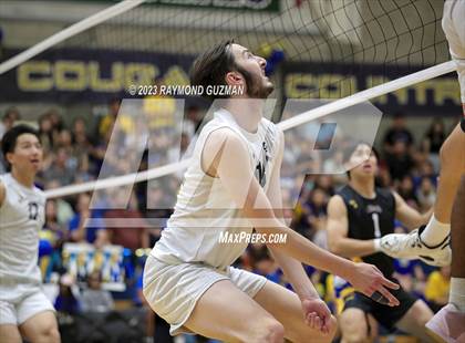 Thumbnail 1 in Clovis @ Clovis East (CIF Norcal Boys VB Regional Final- Division 1) photogallery.