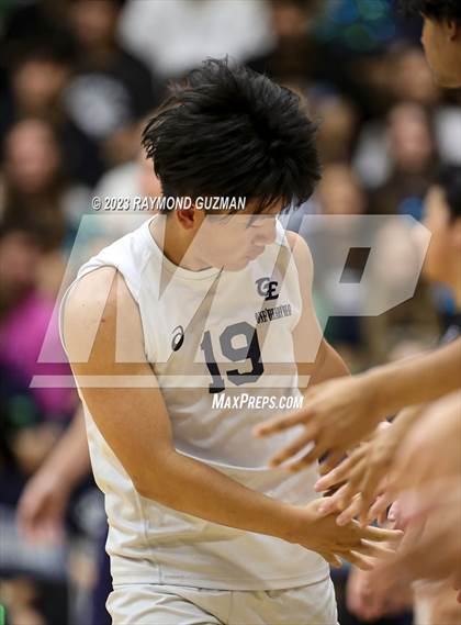 Thumbnail 1 in Clovis @ Clovis East (CIF Norcal Boys VB Regional Final- Division 1) photogallery.