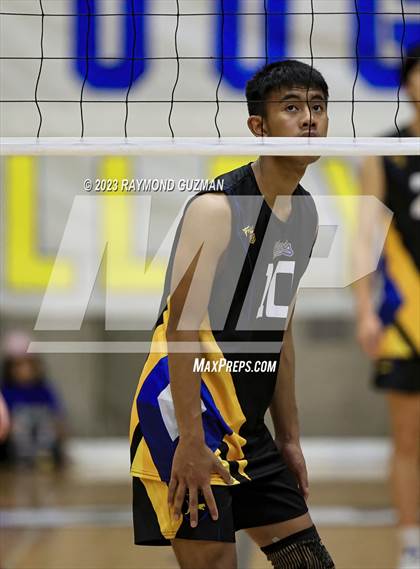 Thumbnail 1 in Clovis @ Clovis East (CIF Norcal Boys VB Regional Final- Division 1) photogallery.