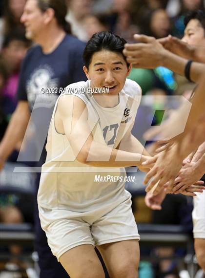 Thumbnail 1 in Clovis @ Clovis East (CIF Norcal Boys VB Regional Final- Division 1) photogallery.