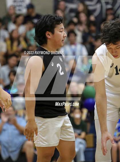 Thumbnail 1 in Clovis @ Clovis East (CIF Norcal Boys VB Regional Final- Division 1) photogallery.