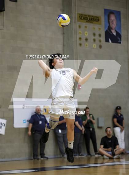 Thumbnail 1 in Clovis @ Clovis East (CIF Norcal Boys VB Regional Final- Division 1) photogallery.