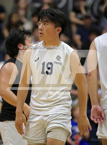 Thumbnail 1 in Clovis @ Clovis East (CIF Norcal Boys VB Regional Final- Division 1) photogallery.