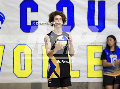 Thumbnail 2 in Clovis @ Clovis East (CIF Norcal Boys VB Regional Final- Division 1) photogallery.
