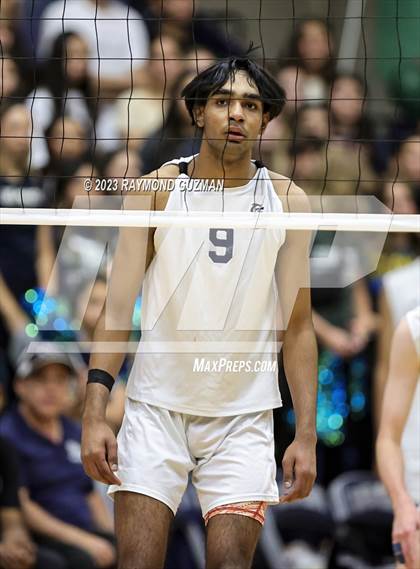 Thumbnail 1 in Clovis @ Clovis East (CIF Norcal Boys VB Regional Final- Division 1) photogallery.