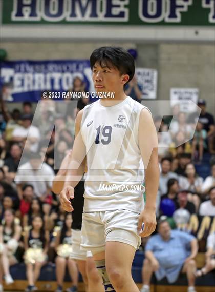 Thumbnail 3 in Clovis @ Clovis East (CIF Norcal Boys VB Regional Final- Division 1) photogallery.