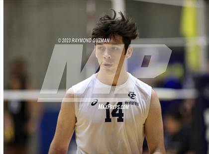 Thumbnail 3 in Clovis @ Clovis East (CIF Norcal Boys VB Regional Final- Division 1) photogallery.