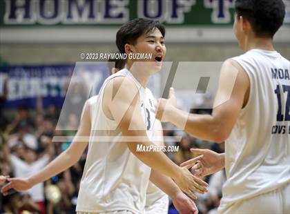 Thumbnail 3 in Clovis @ Clovis East (CIF Norcal Boys VB Regional Final- Division 1) photogallery.