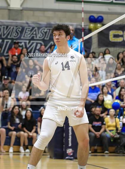 Thumbnail 1 in Clovis @ Clovis East (CIF Norcal Boys VB Regional Final- Division 1) photogallery.