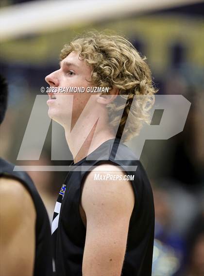 Thumbnail 2 in Clovis @ Clovis East (CIF Norcal Boys VB Regional Final- Division 1) photogallery.