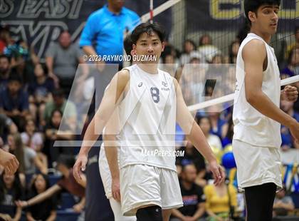 Thumbnail 1 in Clovis @ Clovis East (CIF Norcal Boys VB Regional Final- Division 1) photogallery.