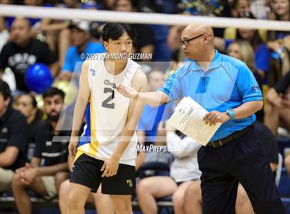 Thumbnail 1 in Clovis @ Clovis East (CIF Norcal Boys VB Regional Final- Division 1) photogallery.