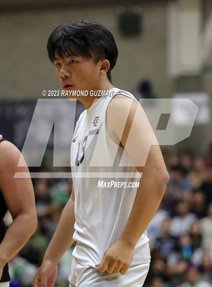 Thumbnail 1 in Clovis @ Clovis East (CIF Norcal Boys VB Regional Final- Division 1) photogallery.