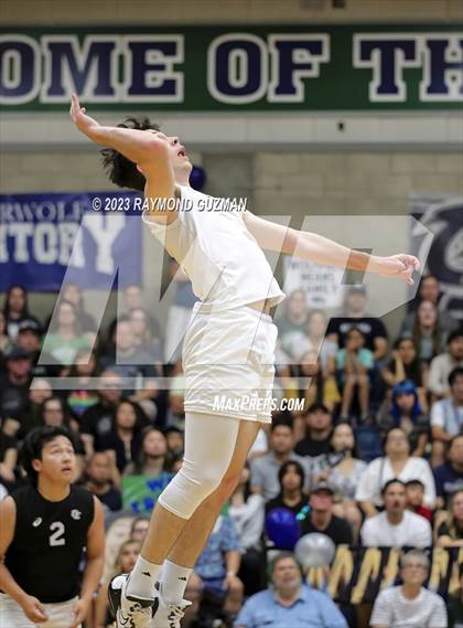 Thumbnail 2 in Clovis @ Clovis East (CIF Norcal Boys VB Regional Final- Division 1) photogallery.