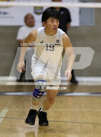 Thumbnail 1 in Clovis @ Clovis East (CIF Norcal Boys VB Regional Final- Division 1) photogallery.