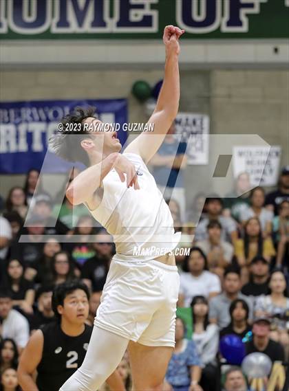 Thumbnail 2 in Clovis @ Clovis East (CIF Norcal Boys VB Regional Final- Division 1) photogallery.