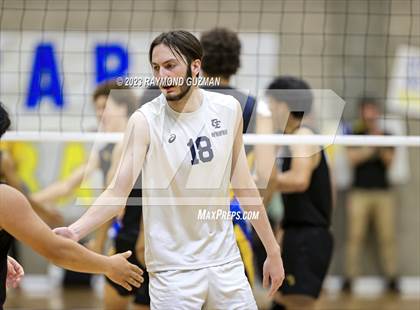 Thumbnail 3 in Clovis @ Clovis East (CIF Norcal Boys VB Regional Final- Division 1) photogallery.