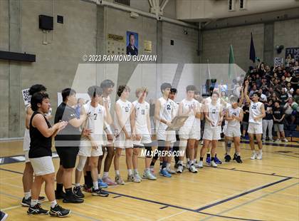 Thumbnail 2 in Clovis @ Clovis East (CIF Norcal Boys VB Regional Final- Division 1) photogallery.