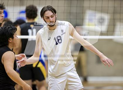 Thumbnail 1 in Clovis @ Clovis East (CIF Norcal Boys VB Regional Final- Division 1) photogallery.